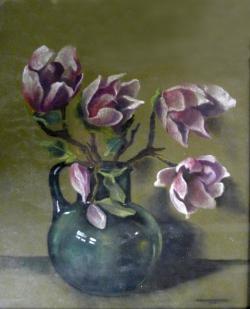 Annie M. Dommering<br />Magnolia in vaas