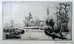 Riekele Prins<br />Boerderij aan het water