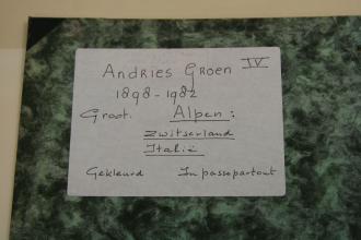 Andries Groen<br />Alpen