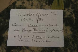 Andries Groen<br />Zeer gevarieerd