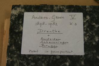 Andries Groen<br />Drenthe, Amsterdam, Brugge, Scheveningen