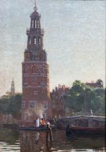 Cornelis Pieter de Wit<br />De Montelbaanstoren aan de Oudeschans te Amsterdam