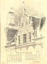 Leerlingen Academie Minerva<br />Groningen in litho