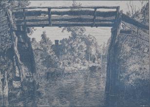 Jannes de Vries<br />Bruggetje in Giethoorn