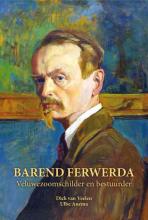 borststuk, naar links gedraaid, aankijkend, met snor en baard, omslag boek: Barend Ferwerda, Veluwezoomschilder en bestuurder